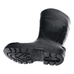 BOTA DE PVC MARLUVAS TIPO GALOCHA CANO ALTO SEM FORRO PRETA, SEM BICO PVC, ALLWORK 100AWORKCAPR  CA 48254