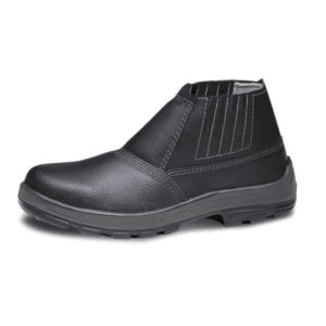 BOTINA PRETA ELASTICO COM BICO AÇO BRACOL / FUJIWARA LINHA USAFE CA 28511