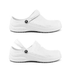 CALÇADO SOFT WORKS BB61 BRANCO BABUCHE TIPO CROCS EVA COM PALMILHA PU ANTIBACTERIANA CA 44319