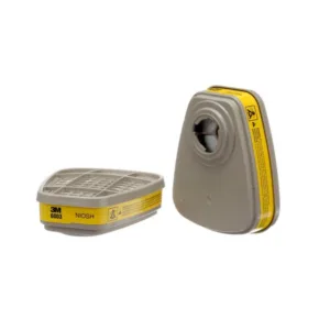 CARTUCHO 3M 6003 VAPOR ORGÂNICO E GÁS ÁCIDO CÓDIGO H0002129056 COMPATIVEL COM A LINHA 6000 e 7000