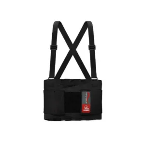CINTA ERGONOMICA STEELFLEX LYCRA DUPLO ELASTICO PRETA STF-ERCE9010 - XG