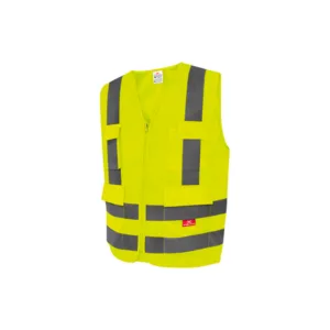 COLETE REFLETIVO STEELFLEX 4 BOLSOS AMARELO FLUOR STF-VACL94010 - G