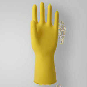 LUVA LATEX SANRO TOP AMARELA CA 40044