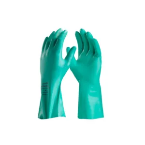 LUVA NITRILICA DANNY NITRISILVER VERDE COM FORRO BANHADA COM VERNIZ SILVER ANTIALÉRGICO DA-36400  CA44058