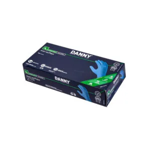 LUVA PROCEDIMENTO NITRILICA DANNY SENSIFLEX FLEX AZUL CA 42979