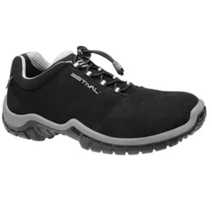 SAPATO ESTIVAL ENERGY MICROFIBRA RENO PRETO/CINZA BICO PVC - EN10021S2-001 CA 50880