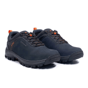 SAPATO GOGOWEAR HARDD 100% COURO, ANTI-TORÇÃO, PALMILHA GEL, SOLADO BORRACHA NITRILICA, BICO PVC GRAFITE CA 43770