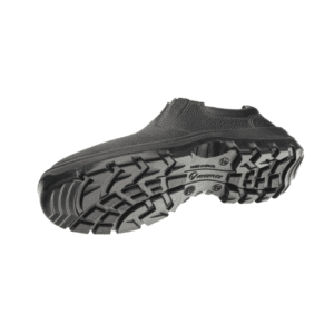 SAPATO VULCAFLEX MARLUVAS COM ELASTICO BICO PLASTICO COURO RELAX PRETO 10VT48BP CA43334