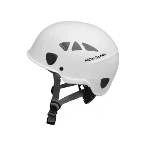 CAPACETE MONTANA ARES BRANCO VENTILADO TIPO III PARA TRABALHO EM ALTURA NR18 CLASSE "A" - CA 32260