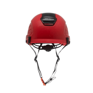 CAPACETE MONTANA FOCUS VERMELHO PARA TRABALHO EM ALTURA NR18 CLASSE "B" - CA 17098