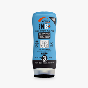 CREME PROTETOR PARA A PELE LUVA QUÍMICA NB VIRUCIDA E BACTERICIDA GRUPO 3 NUTRIEX PROFISSIONAL 200G CA 49729