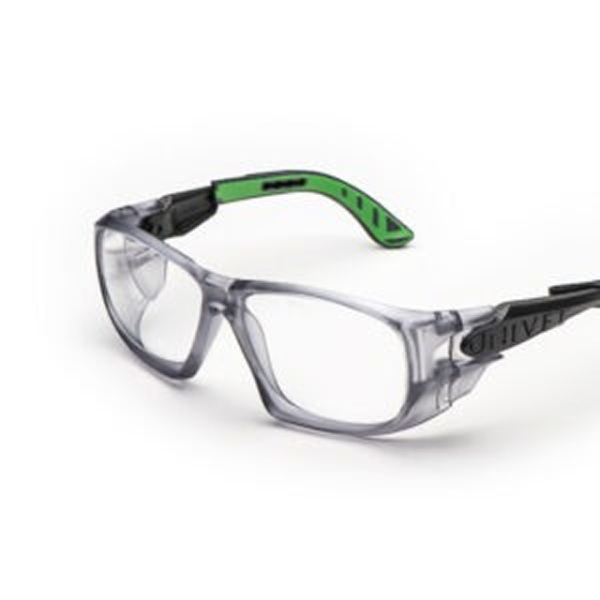 OCULOS SEGURANÇA UNIVET PERMITE GRADUAÇÃO MODELO 5X9 VERDE LENTE TRANSPARENTE 5X9.05.00.99 CA 38095