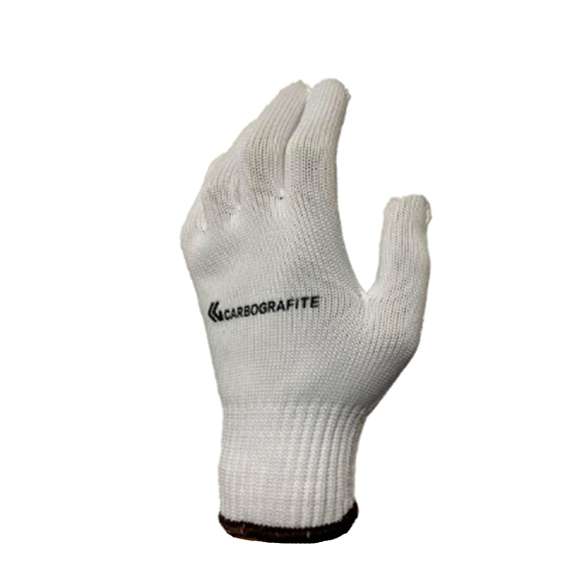 LUVA HELANCA BRANCA SEM PIGMENTO CARBOGRAFITE TAMANHO M CA 51416 ULTRAEPI
