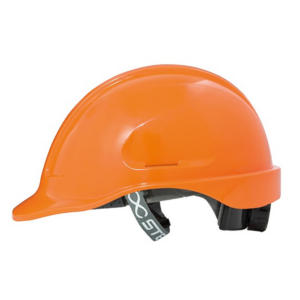 CAPACETE STEELFLEX TURTLE DE SEGURANCA LARANJA COM SUSPENSÃO CATRACA E JUGULAR STF-CPCT10200 CA 35983