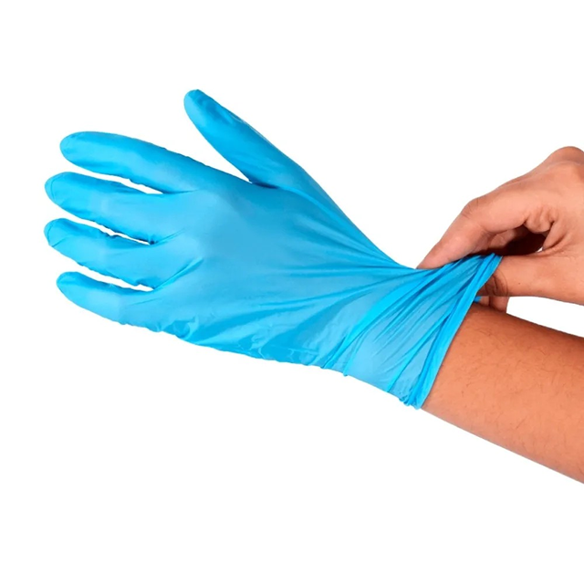 LUVA NITRILICA SEM PÓ AZUL DESCARPACK PROCEDIMENTO CX100 UNIDADES USO GERAL CA 50908 ULTRAEPI