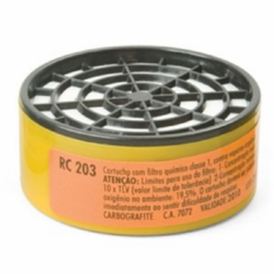 FILTRO CARBOGRAFITE RC 203 VO + GA PARA RESPIRADOR SEMI FACIAL CG 306 CA 7072