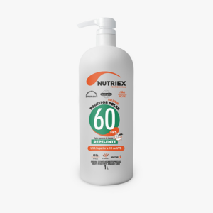 PROTETOR SOLAR FPS 60 COM REPELENTE NUTRIEX PROFISSIONAL 1L